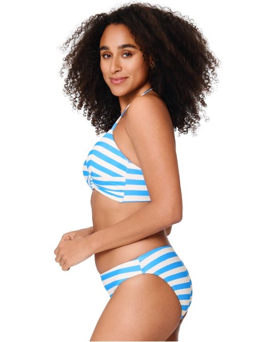 Plage de LingaDore Summer Stripes blanc/bleu set