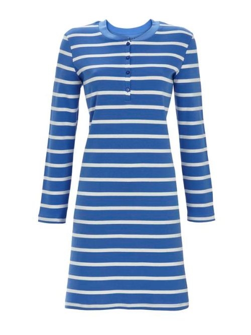 Ringella Femme bleu/blanc chemise de nuit