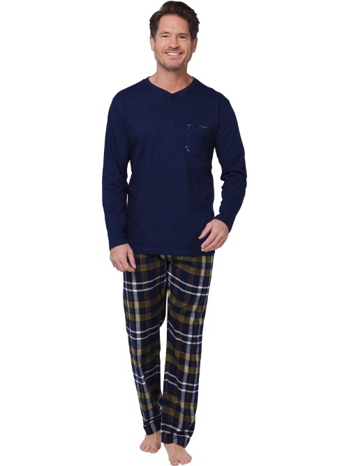 Pastunette Homme bleu marine pyjama