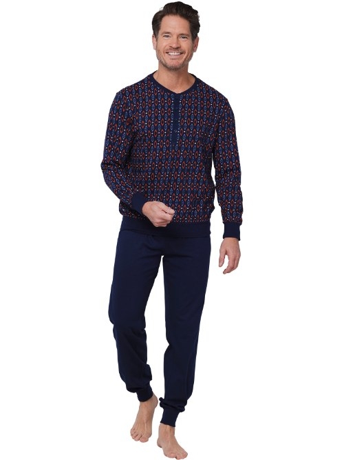 Pastunette Homme bleu marine pyjama