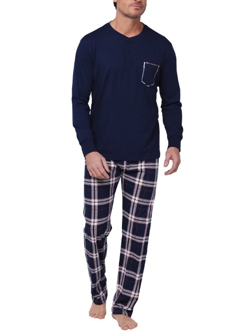 Pastunette Homme bleu marine pyjama
