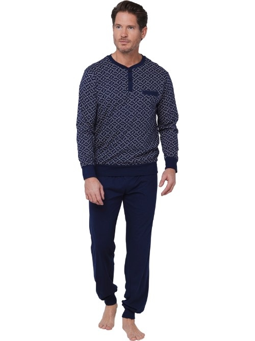 Pastunette Homme bleu marine pyjama