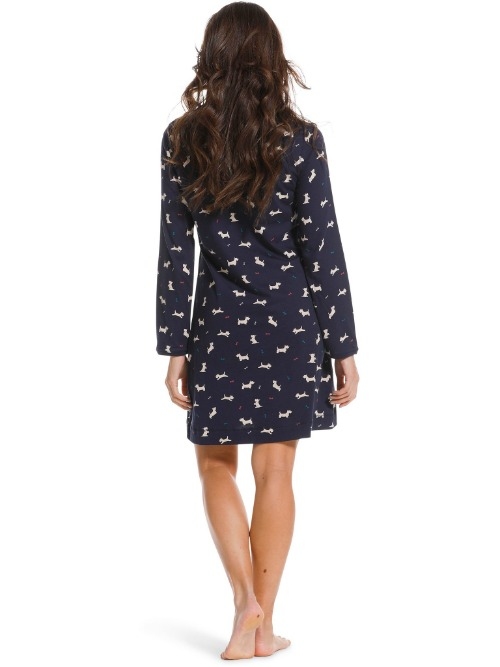 Rebelle Femme bleu marine chemise de nuit