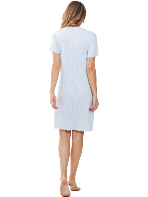 Rebelle Femme bleu chemise de nuit