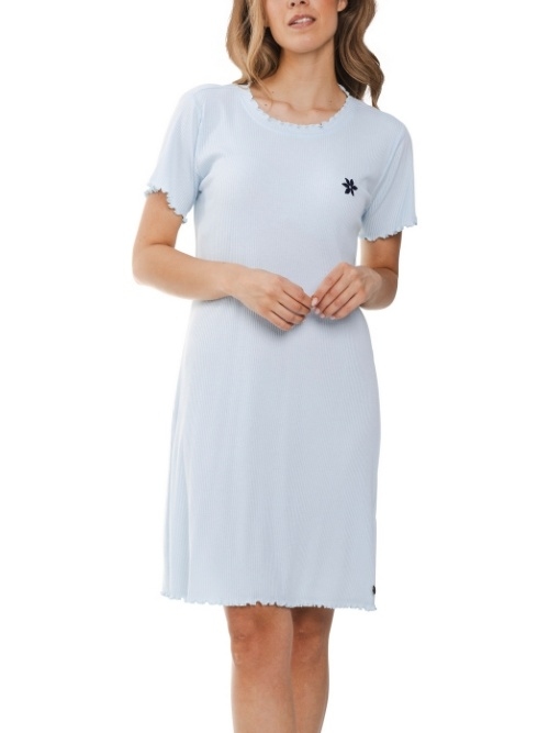 Rebelle Femme bleu chemise de nuit