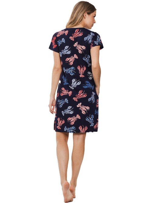 Rebelle Femme bleu marine chemise de nuit