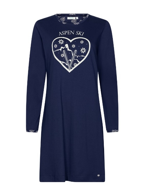 Rebelle Femme bleu marine chemise de nuit