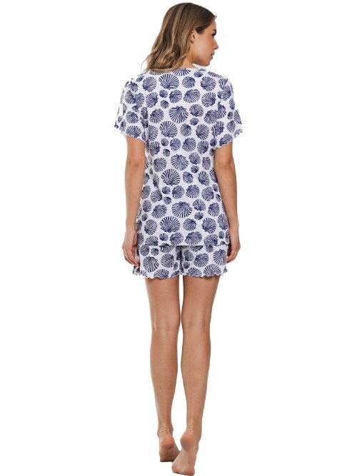 Pastunette Femme bleu shortama