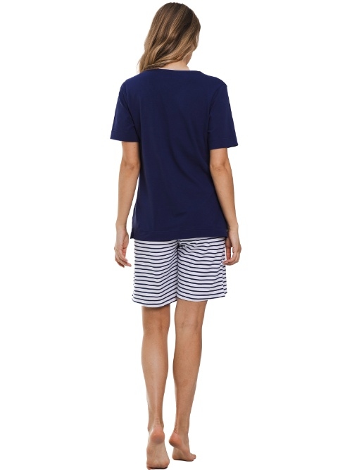 Pastunette Femme bleu marine shortama