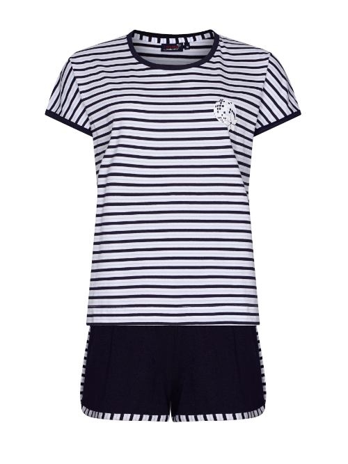 Rebelle  bleu marine shortama