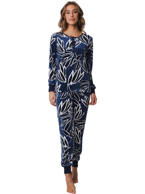 Pastunette Femme bleu marine pyjama