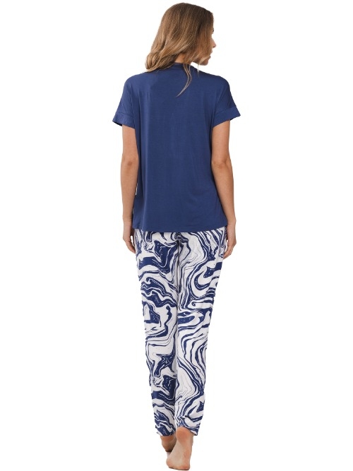 Pastunette Femme bleu marine pyjama