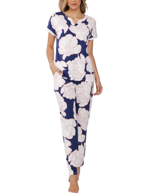 Pastunette Femme bleu marine pyjama