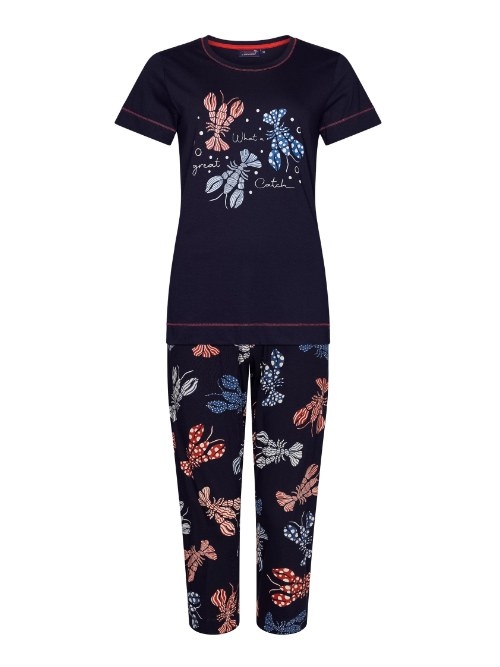 Rebelle Femme bleu marine pyjama