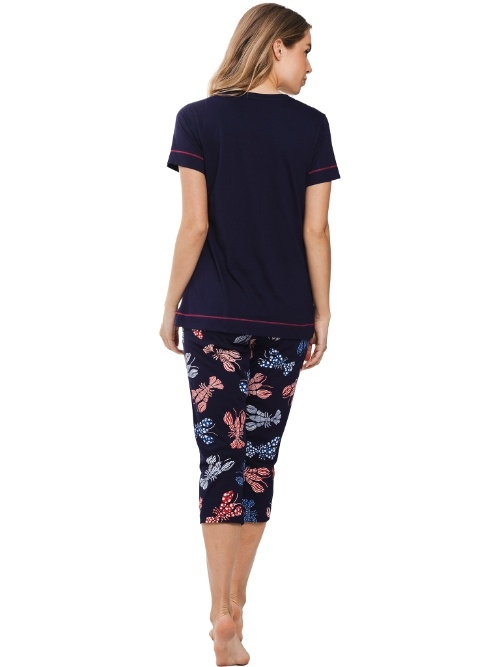 Rebelle Femme bleu marine pyjama
