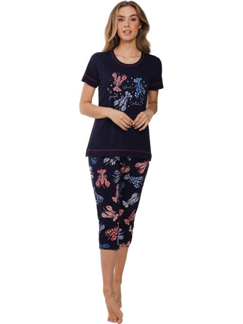 Rebelle Femme bleu marine pyjama