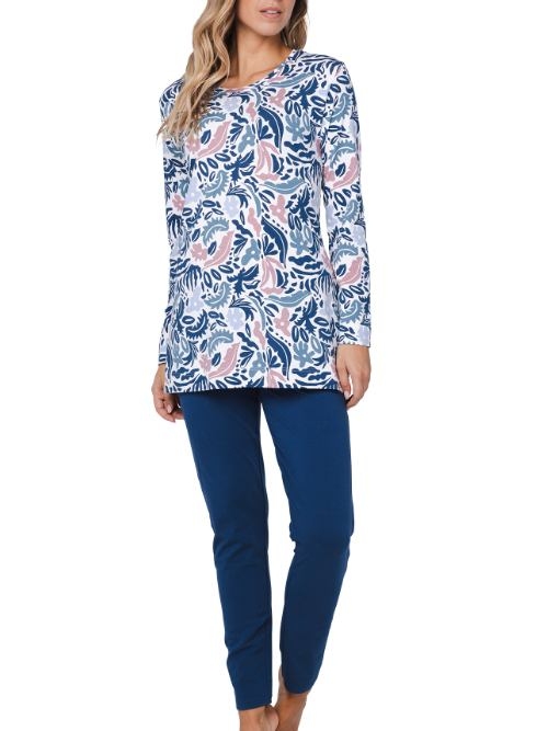 Pastunette Femme bleu marine pyjama