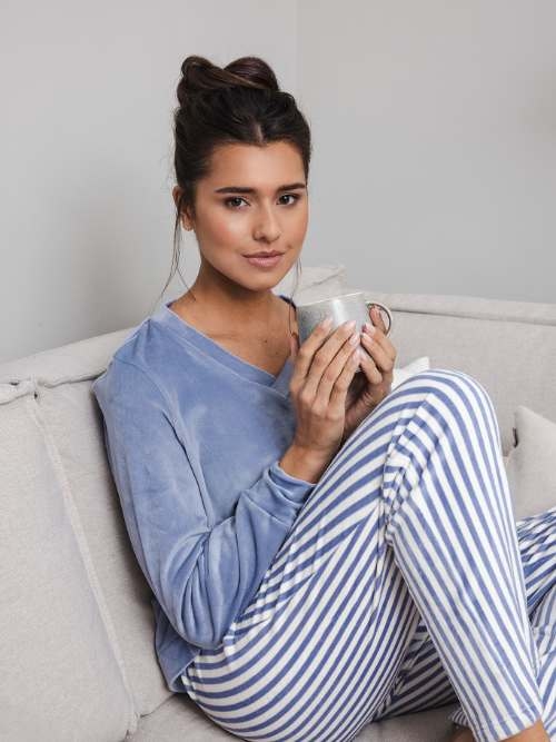 Pastunette Femme bleu pyjama