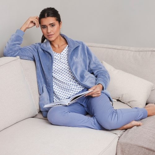 Pastunette Femme bleu pyjama