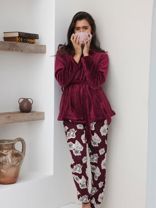 Pastunette Femme rouge foncé pyjama