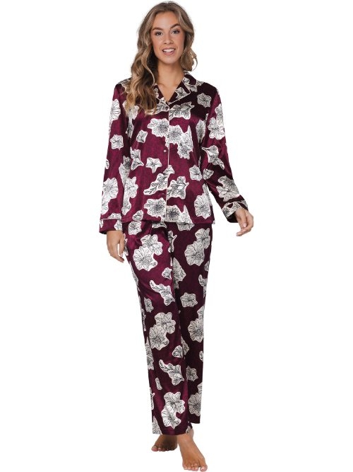 Pastunette Femme rouge foncé pyjama