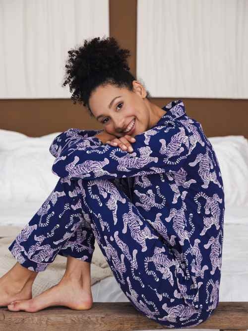 Rebelle Femme violet pyjama