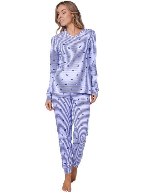 Rebelle Femme violet pyjama