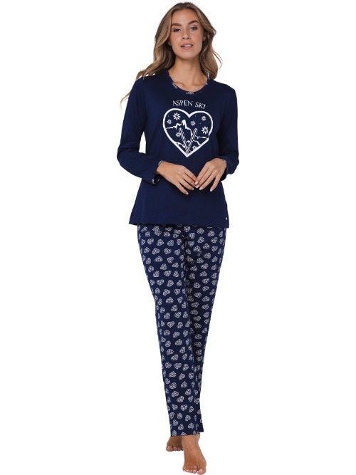 Rebelle Femme bleu marine pyjama