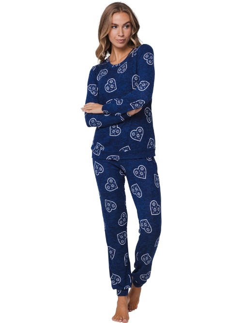 Rebelle Femme bleu marine pyjama