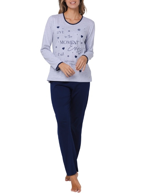Rebelle Femme bleu marine pyjama