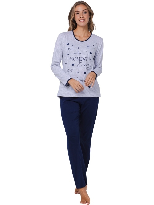 Rebelle Femme bleu marine pyjama