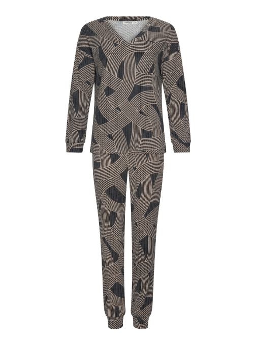 Pastunette Femme noir pyjama