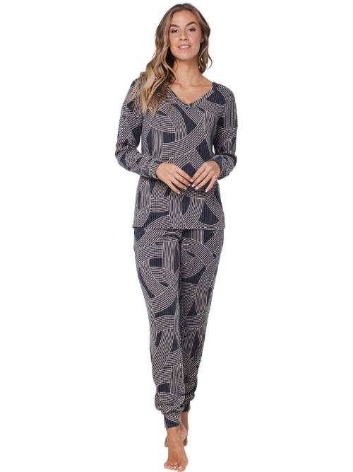 Pastunette Femme noir pyjama