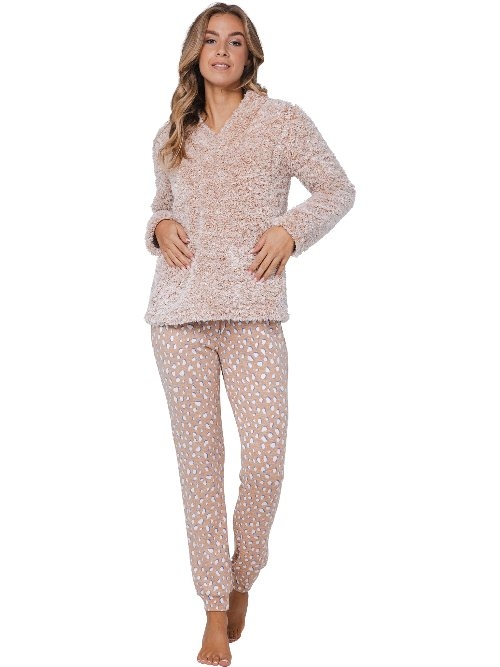 Rebelle Femme beige pantalon de pyjama