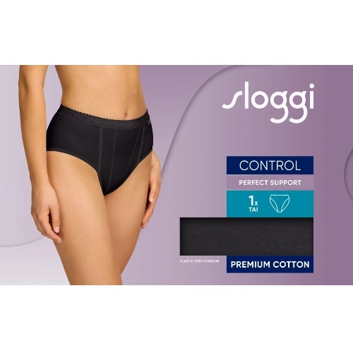 Sloggi Control noir slip