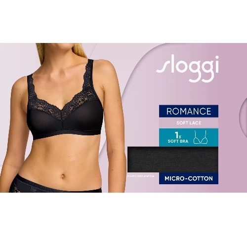 Sloggi Romance noir soutien-gorge sans forme