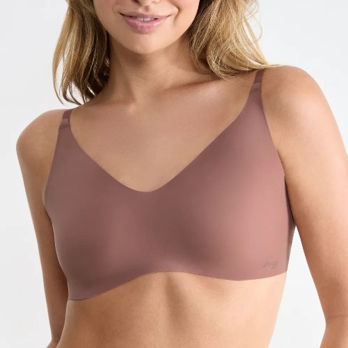 Sloggi Zero Microfibre marron soutien-gorge sans forme
