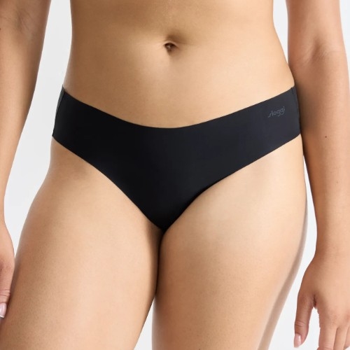 Sloggi Zero Microfibre noir culotte string