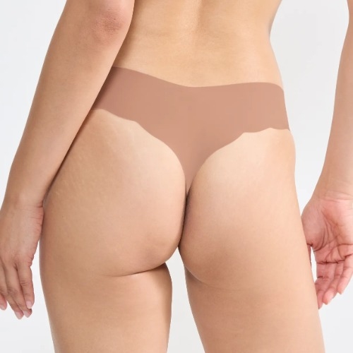 Sloggi Zero Microfibre marron culotte string