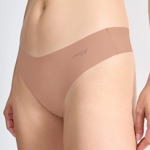 Sloggi Zero Microfibre marron culotte string