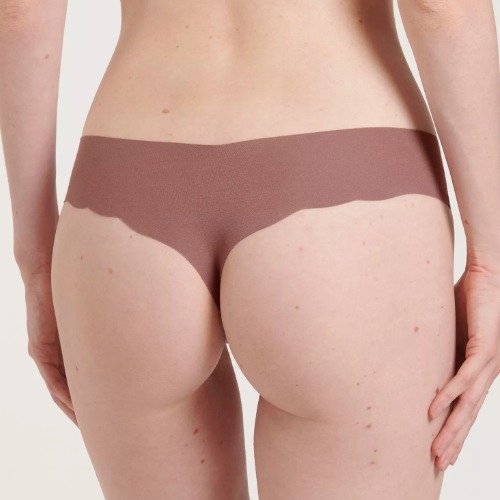Sloggi Zero Modal marron culotte string