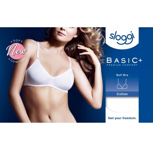 Sloggi Basic+ blanc soutien-gorge sans forme
