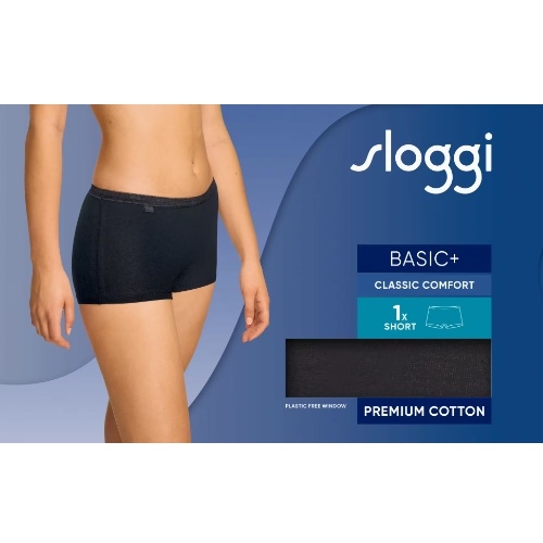 Sloggi Basic+ noir shortie