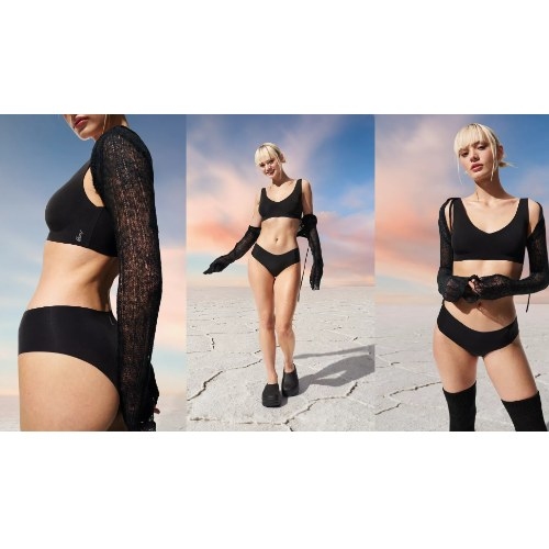 Sloggi Zero Feel noir soutien-gorge sans forme