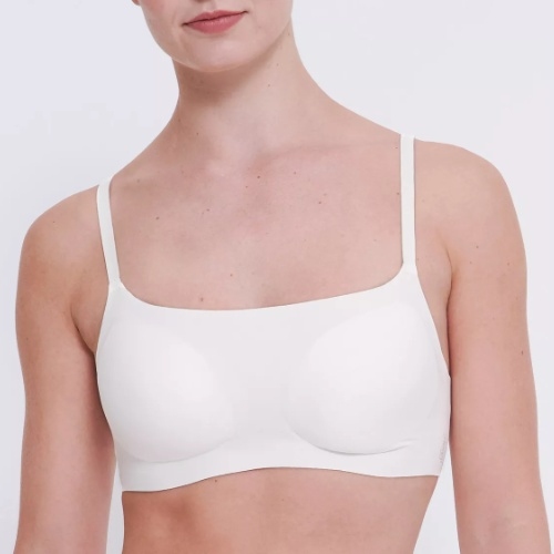 Sloggi Zero Feel blanc soutien-gorge sans forme
