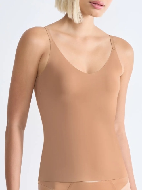 Sloggi Zero Feel marron top spaghetti