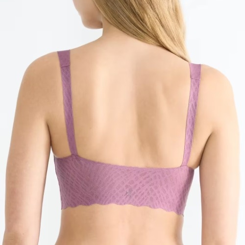 Sloggi Zero Feel Bliss lilas soutien-gorge sans armatures en dentelle