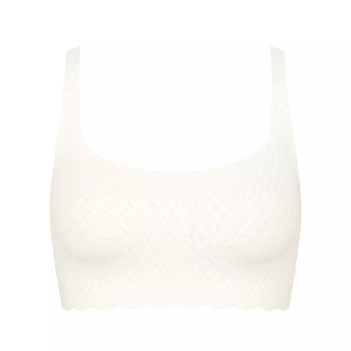 Sloggi Zero Feel Bliss blanc soutien-gorge sans armatures en dentelle