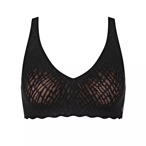 Sloggi Zero Feel Bliss noir soutien-gorge sans armatures en dentelle