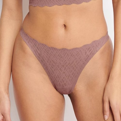 Sloggi Zero Feel Bliss marron culotte string